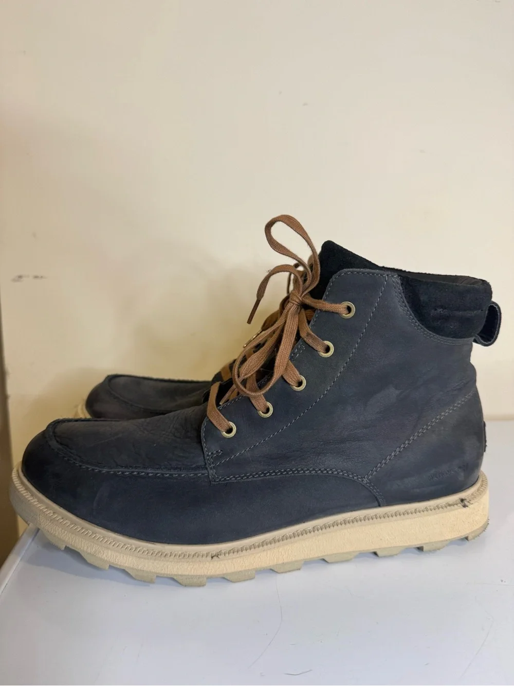 Sorel durable leather